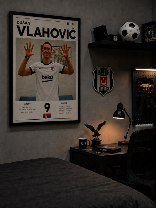Dušan Vlahović | Premium Poster Tablo
