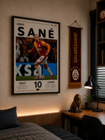 Leroy Sane | Premium Poster Tablo