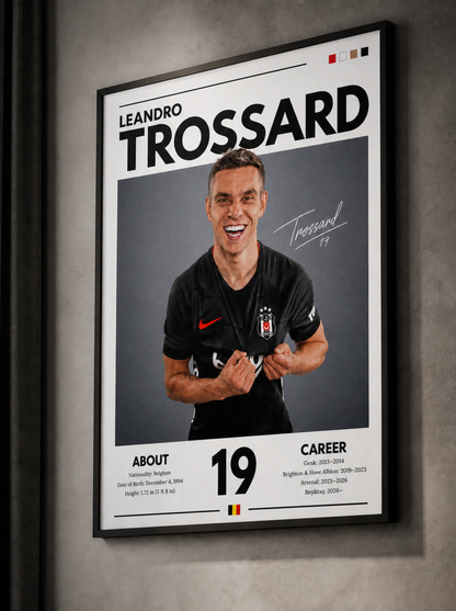 Leandro Trossard | Premium Poster Tablo